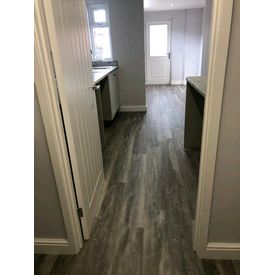 Grey wood effect lvt flooring