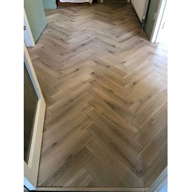 Wood flooring parquet hall